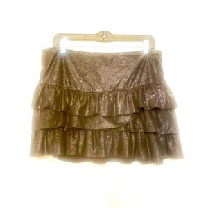 Cute mini skirt for a night out ! Glitter black size 12
